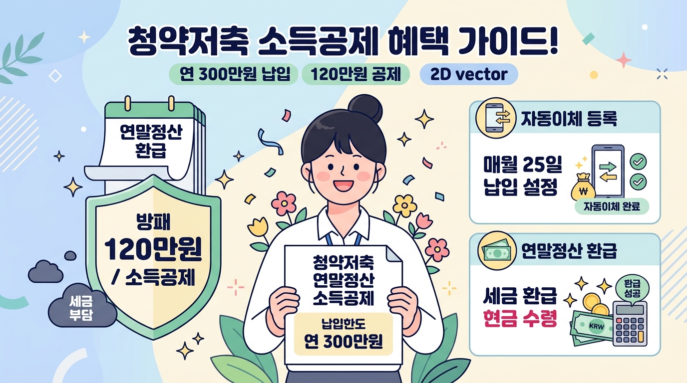 연말정산 소득공제 한도 300만 원 상향과 최대 120만 원 환급 혜택