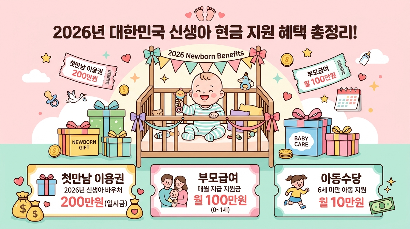 2026년 국가 첫만남이용권 바우처 첫째·둘째 지급 기준