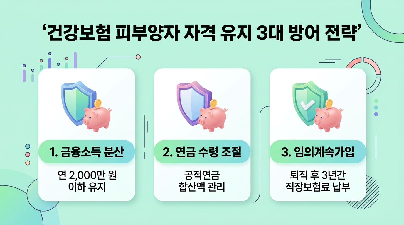 건강보험 피부양자 자격 유지 3대 방어 전략