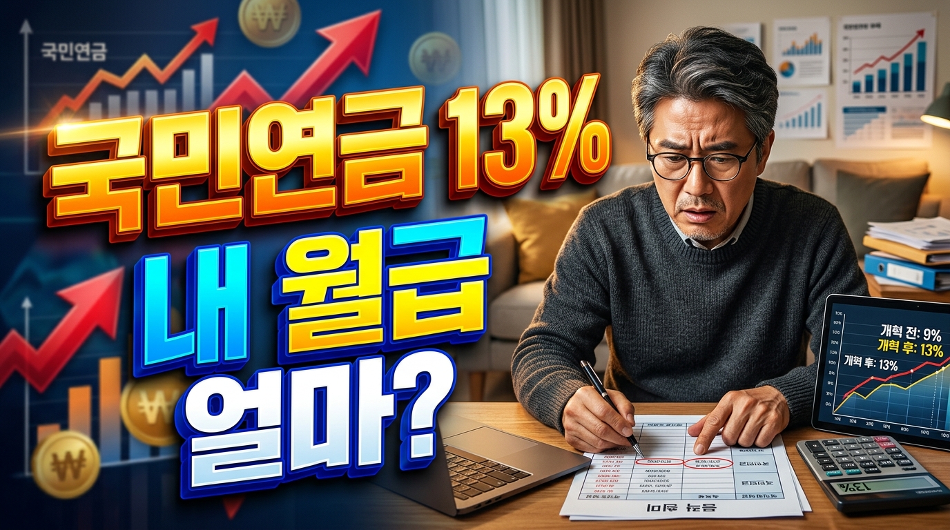 국민연금 개혁안 및 보험료율 인상에 따른 실수령액 변화: 세대별 예상 수령액과 납부 부담 분석